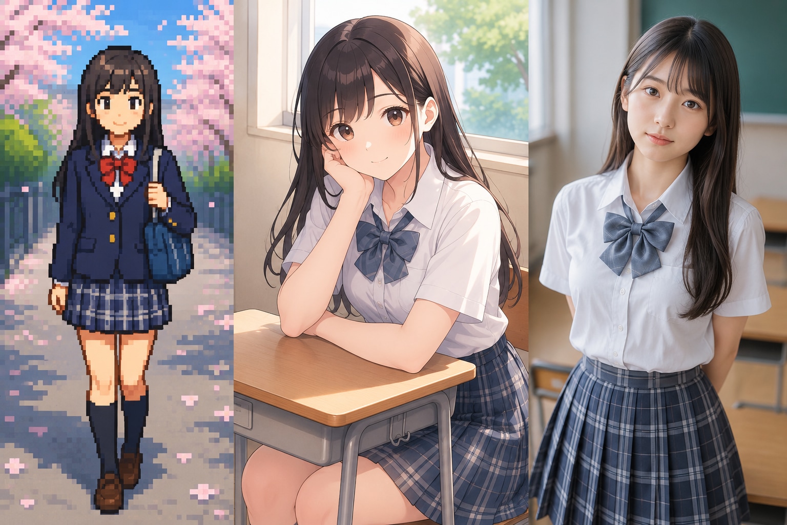 3パターン | の人気AIイラスト・グラビア