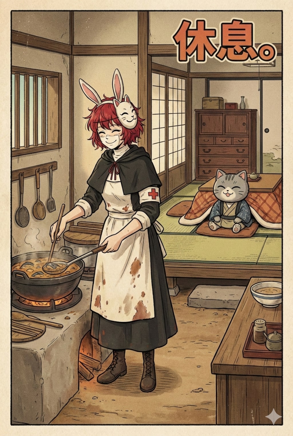 小説『休息。』【ニャンノ世界】