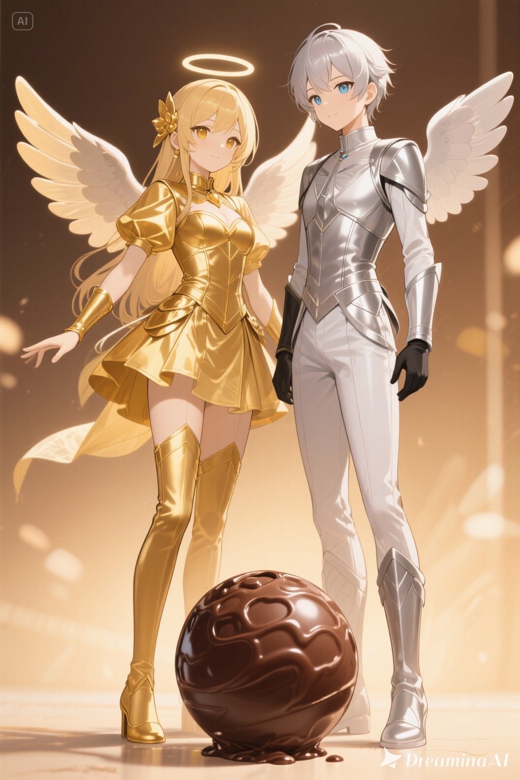 金と銀のエンゼル467 | の人気AIイラスト・グラビア