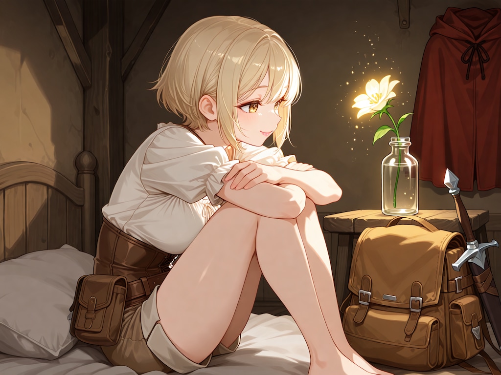 光の花畑