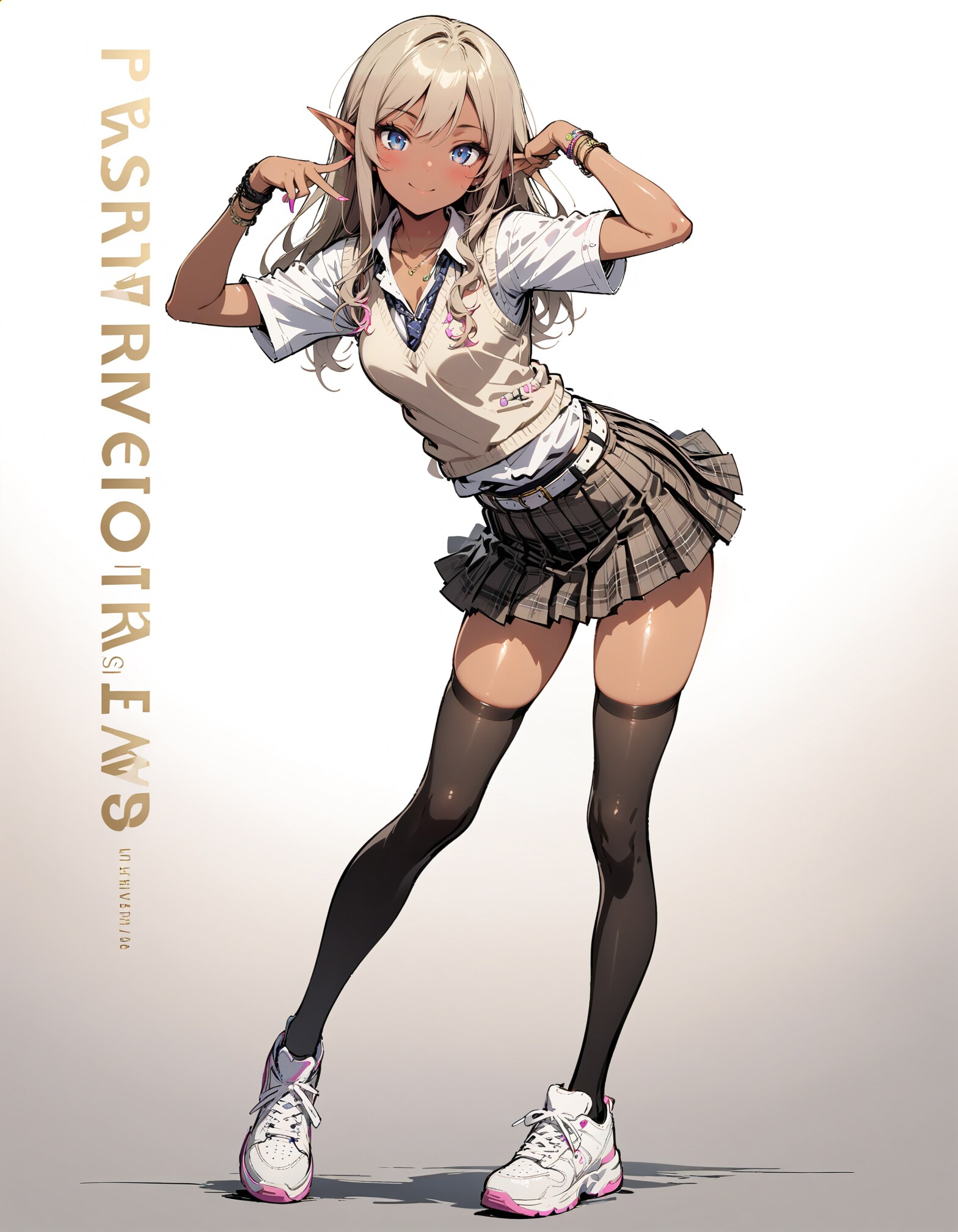 ニーハイギャルエルフ | の人気AIイラスト・グラビア