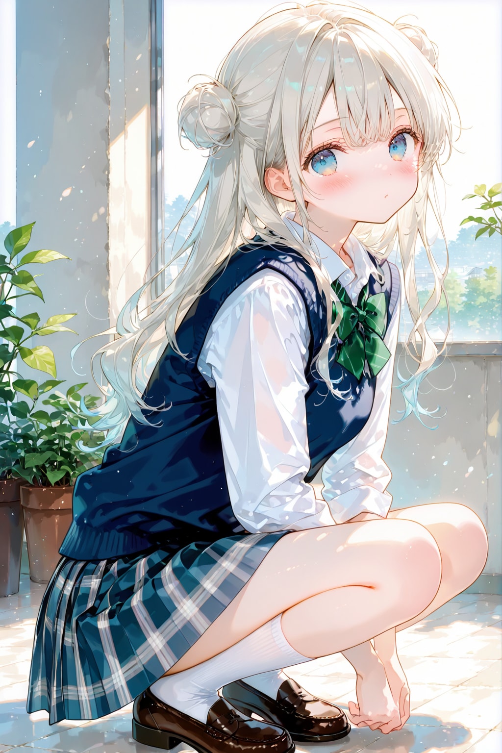 制服女子 | の人気AIイラスト・グラビア