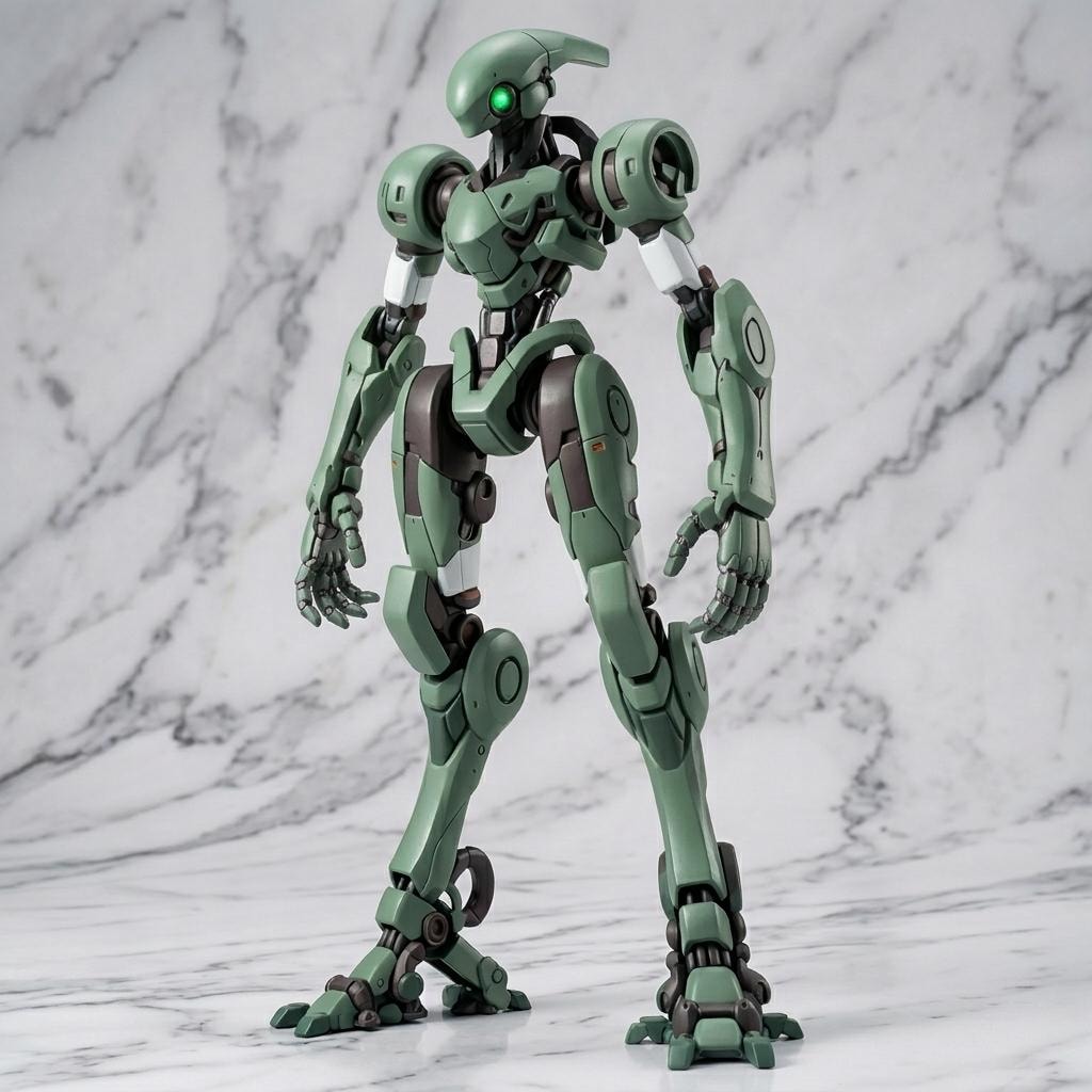 AIガチャ戦機αV　外宇宙独裁帝国軍戦機　立ち絵＆フィギア