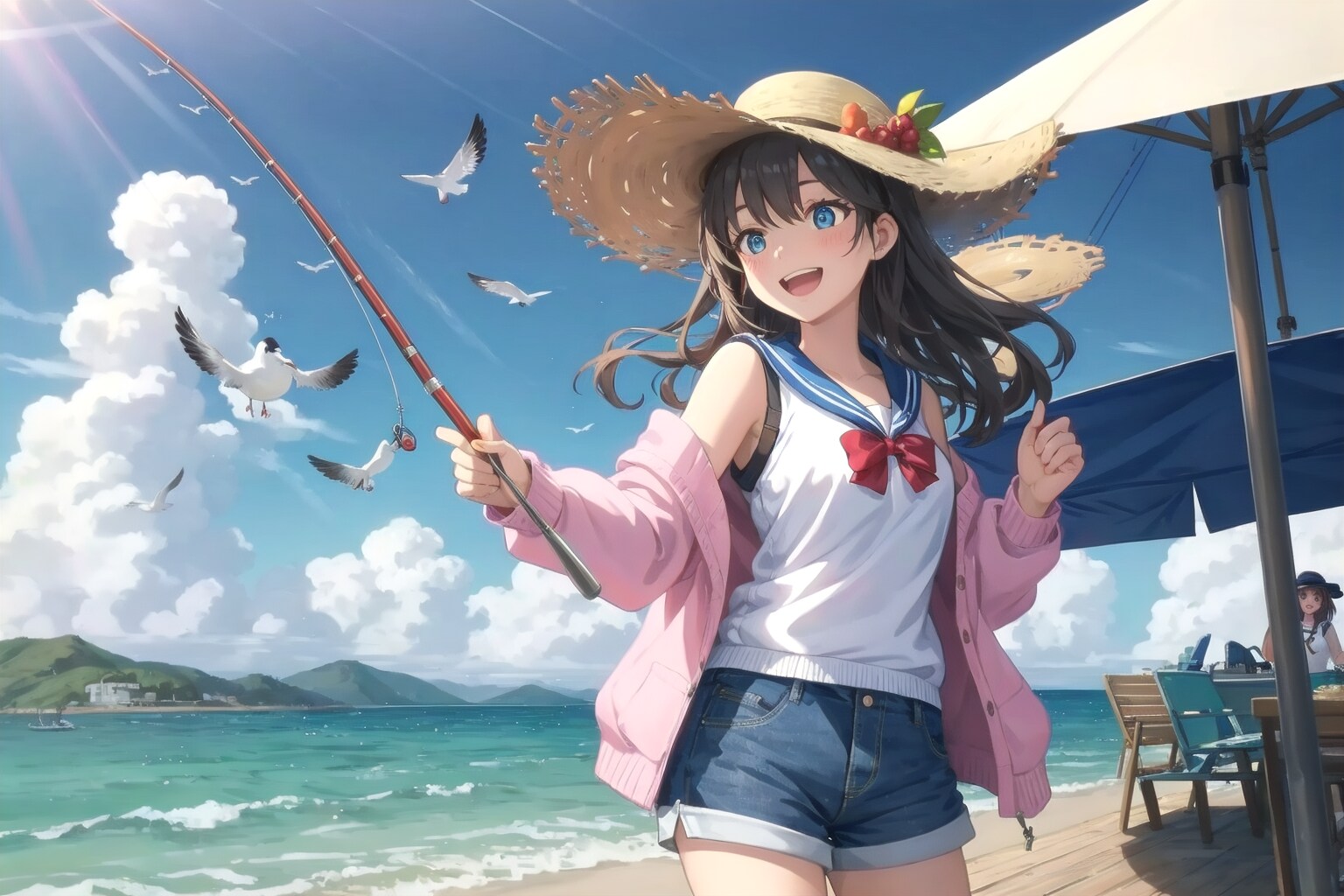 釣り少女 | の人気AIイラスト・グラビア