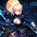 「fate」躍動感のあるセイバーのセクシーな戦闘シーン 7枚目