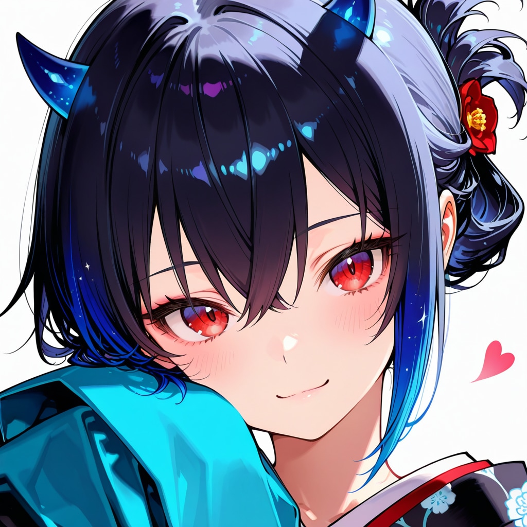 着物美人な鬼ちゃん