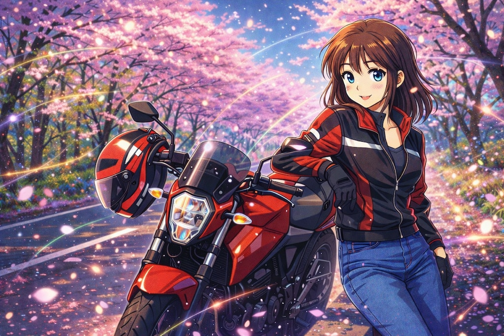 🌸 桜の道、花の刻