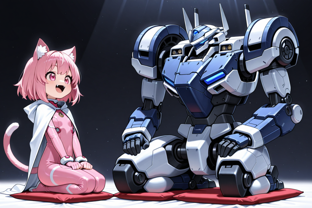 謎の海産物さみゃ、ロボパイ、お疲れさみゃでしたぁ～♡