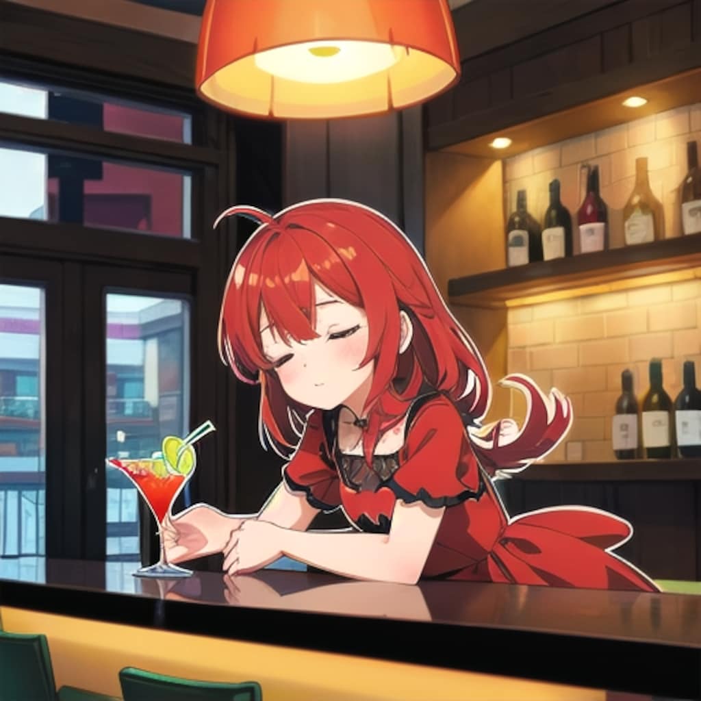 酒場のおネムガール