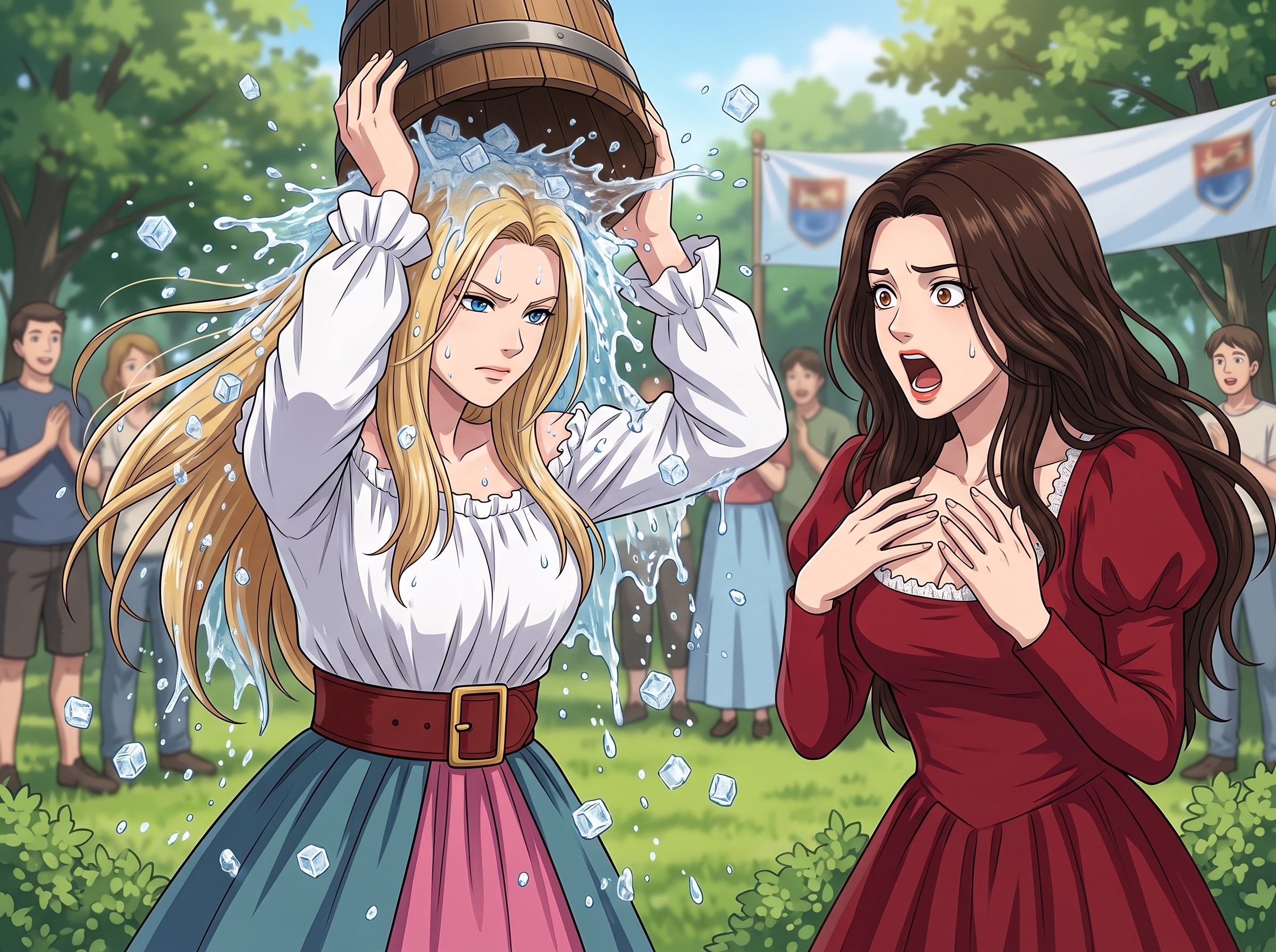 アイス・バケツ・チャレンジ？ | の人気AIイラスト・グラビア