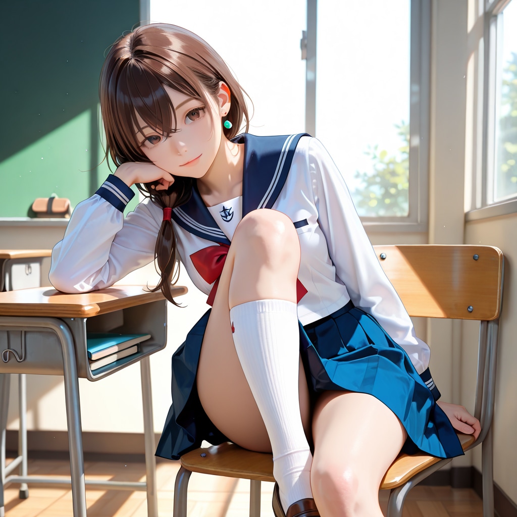 歩美 セーラー服 (6)