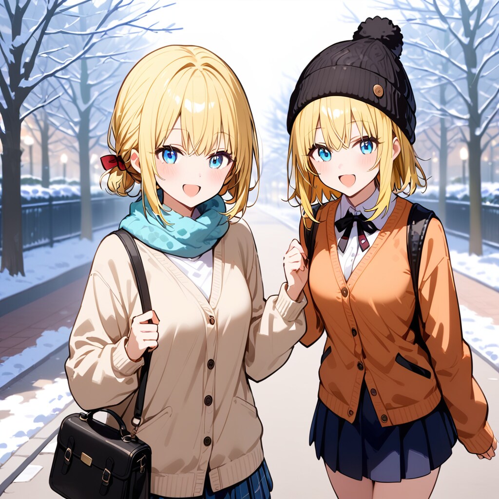 冬のJK | の人気AIイラスト・グラビア