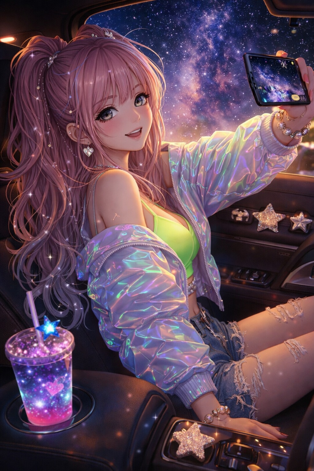 落果ちゃんは、今夜の１等星をギャルコーデでキメるのですッ♡