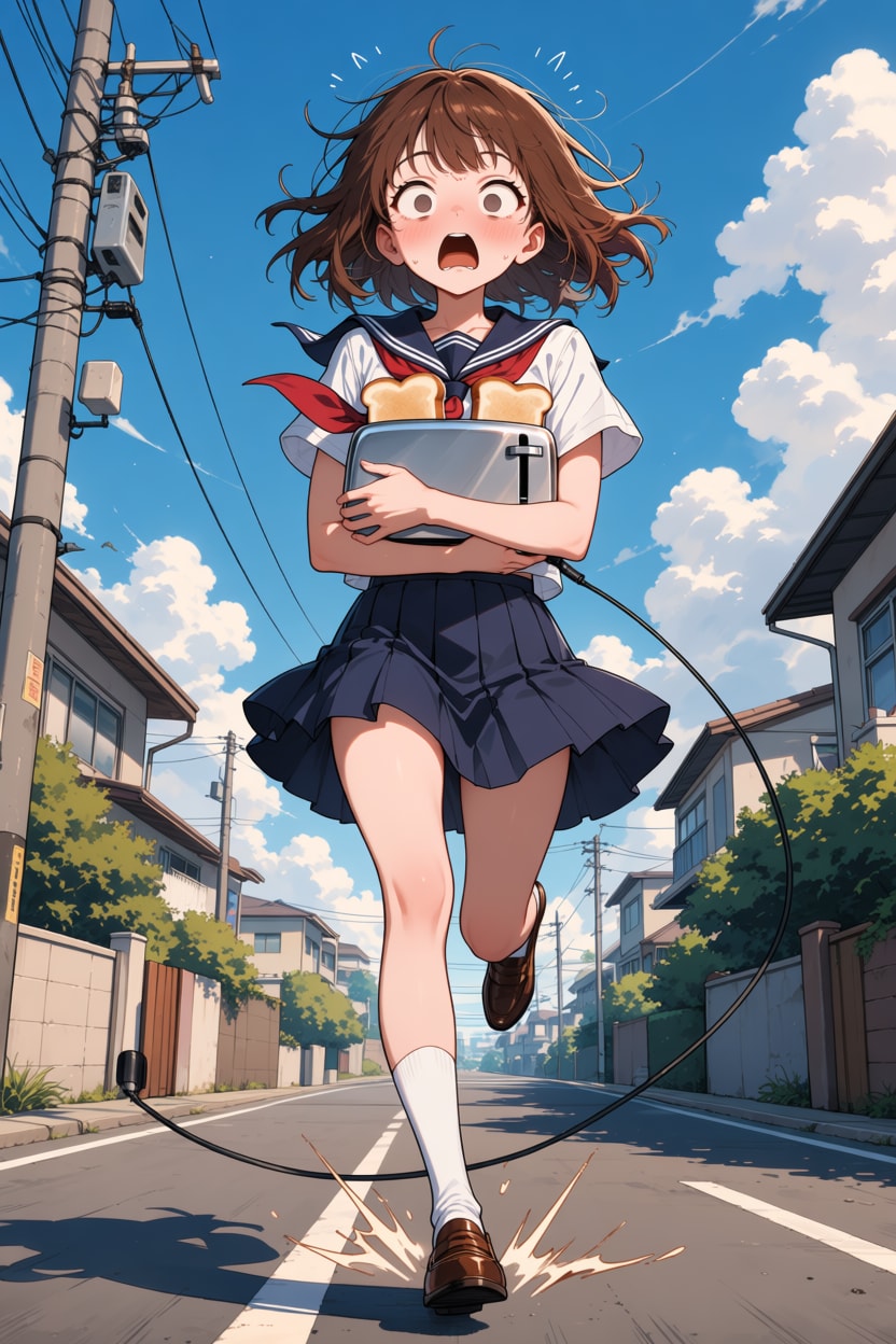間違えてトースターごと持ってきちゃった