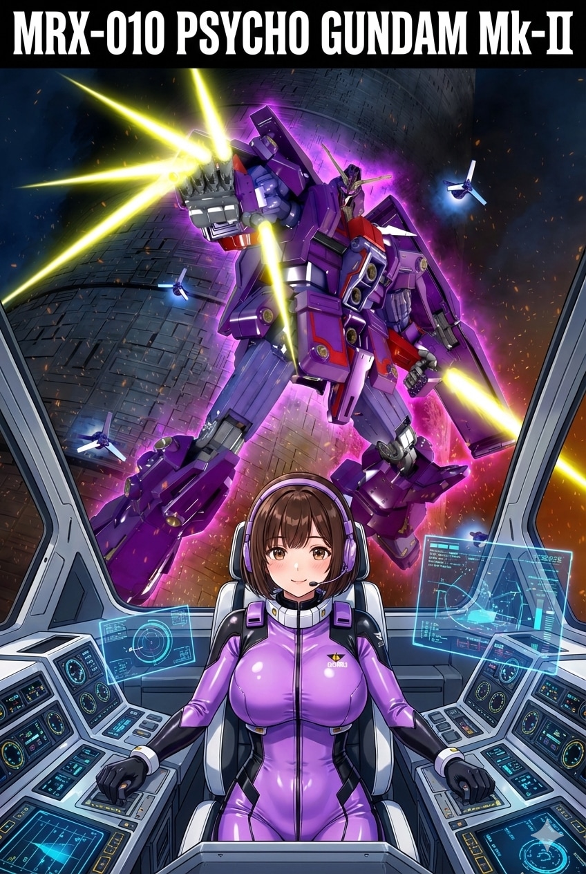 サイコガンダムMKⅡとアキちゃん | の人気AIイラスト・グラビア