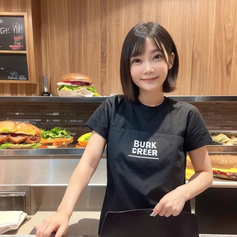 黒髪ボブでクルーの美女１１ | の人気AIイラスト・グラビア