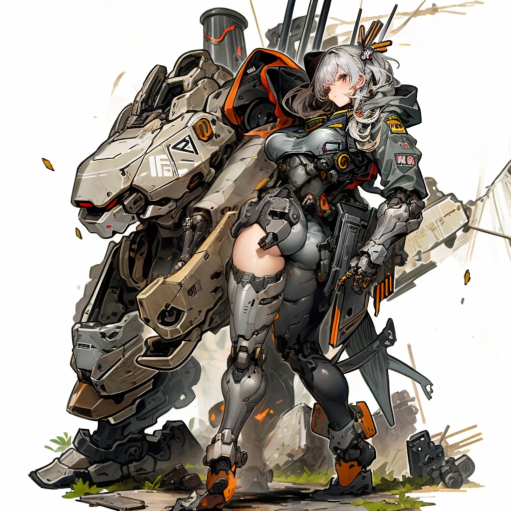 Girl and Robot1097