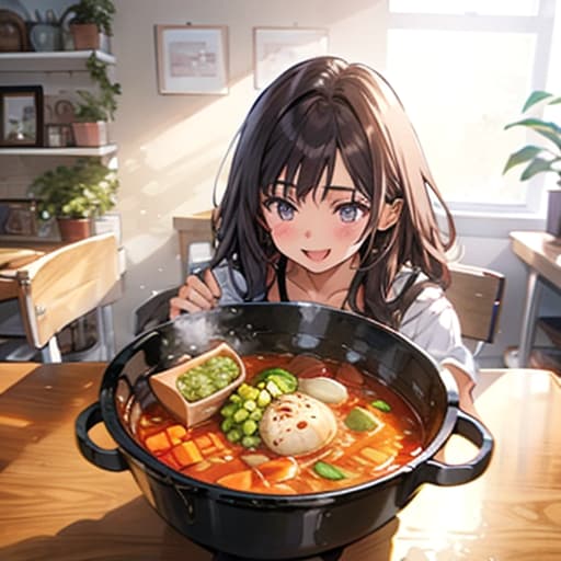 鍋料理 | の人気AIイラスト・グラビア