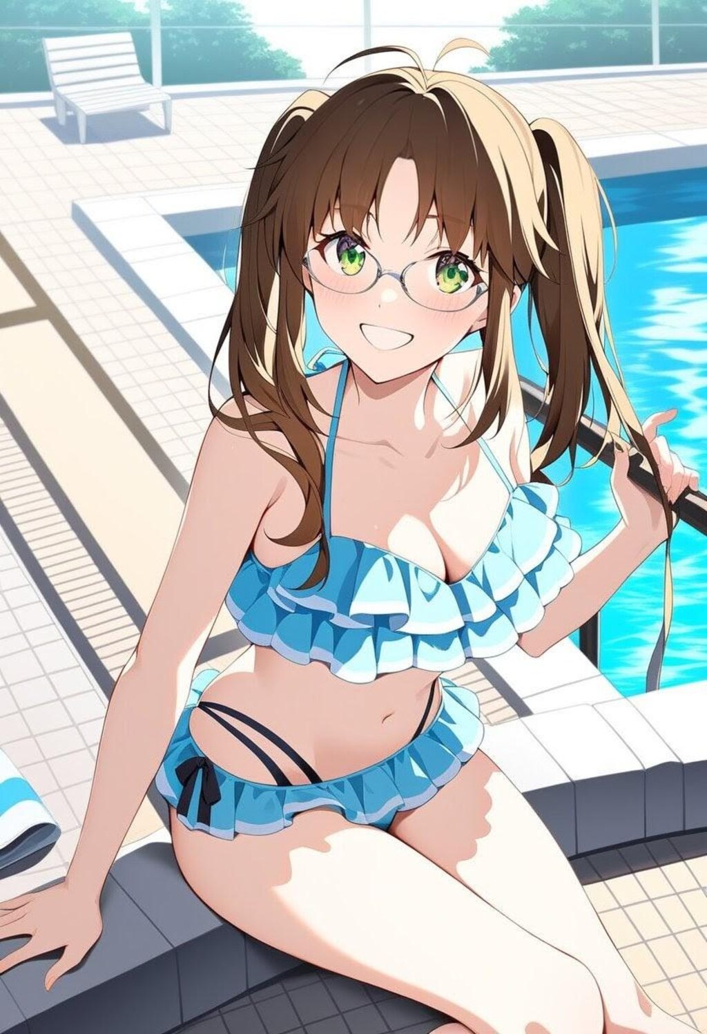 バイオリンを持つメガネっ娘ほか