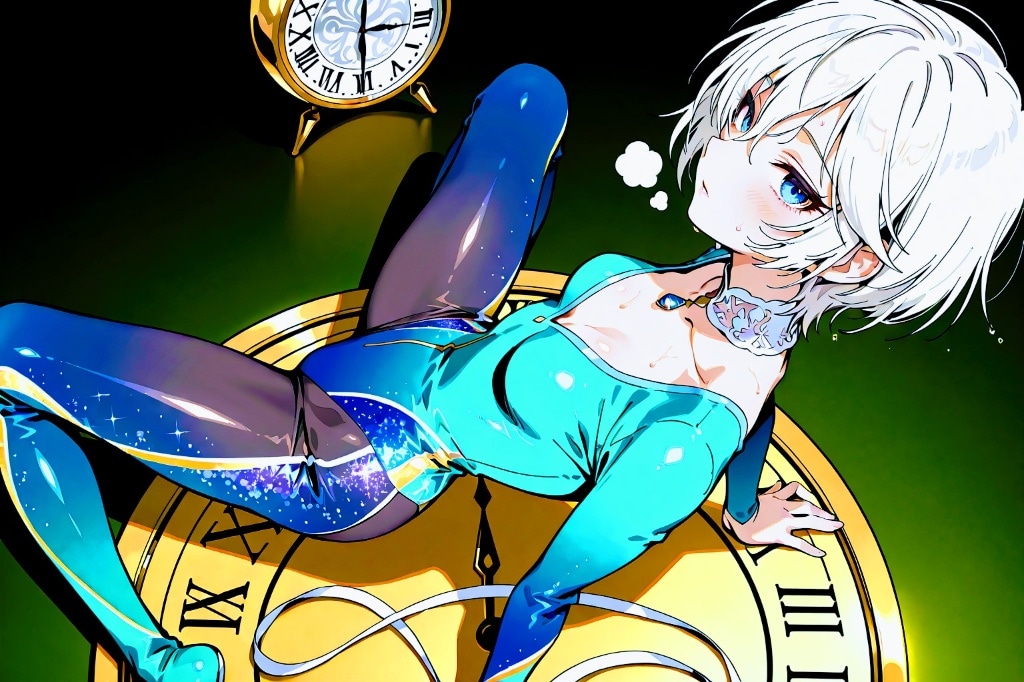 パステルカラー(←部分的に)レオタード(BONSAI画像とGeminiフィギュア)