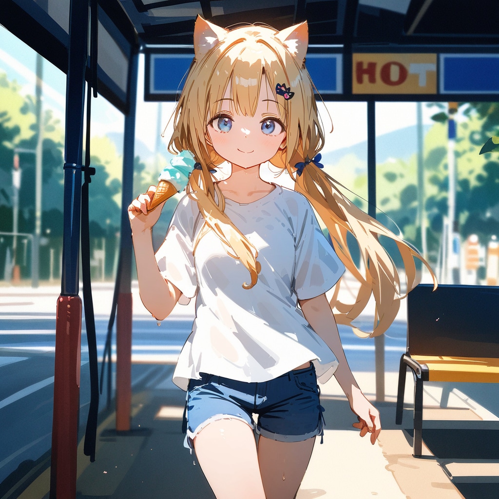 こるり「バスに乗る前にオレ、アイスを食うんだ」まや「うーん、なんのフラグ？」