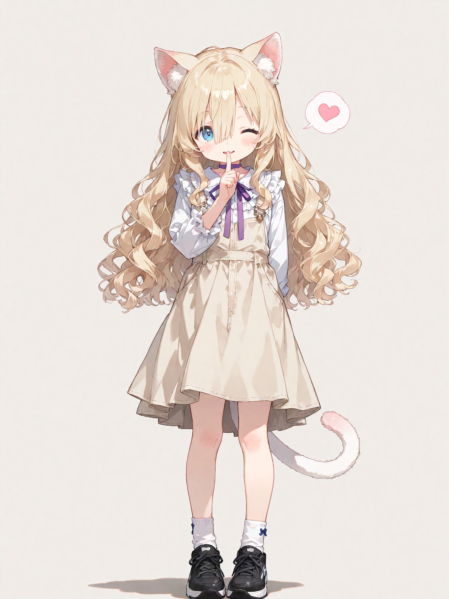 猫娘　ポーズ習作4
