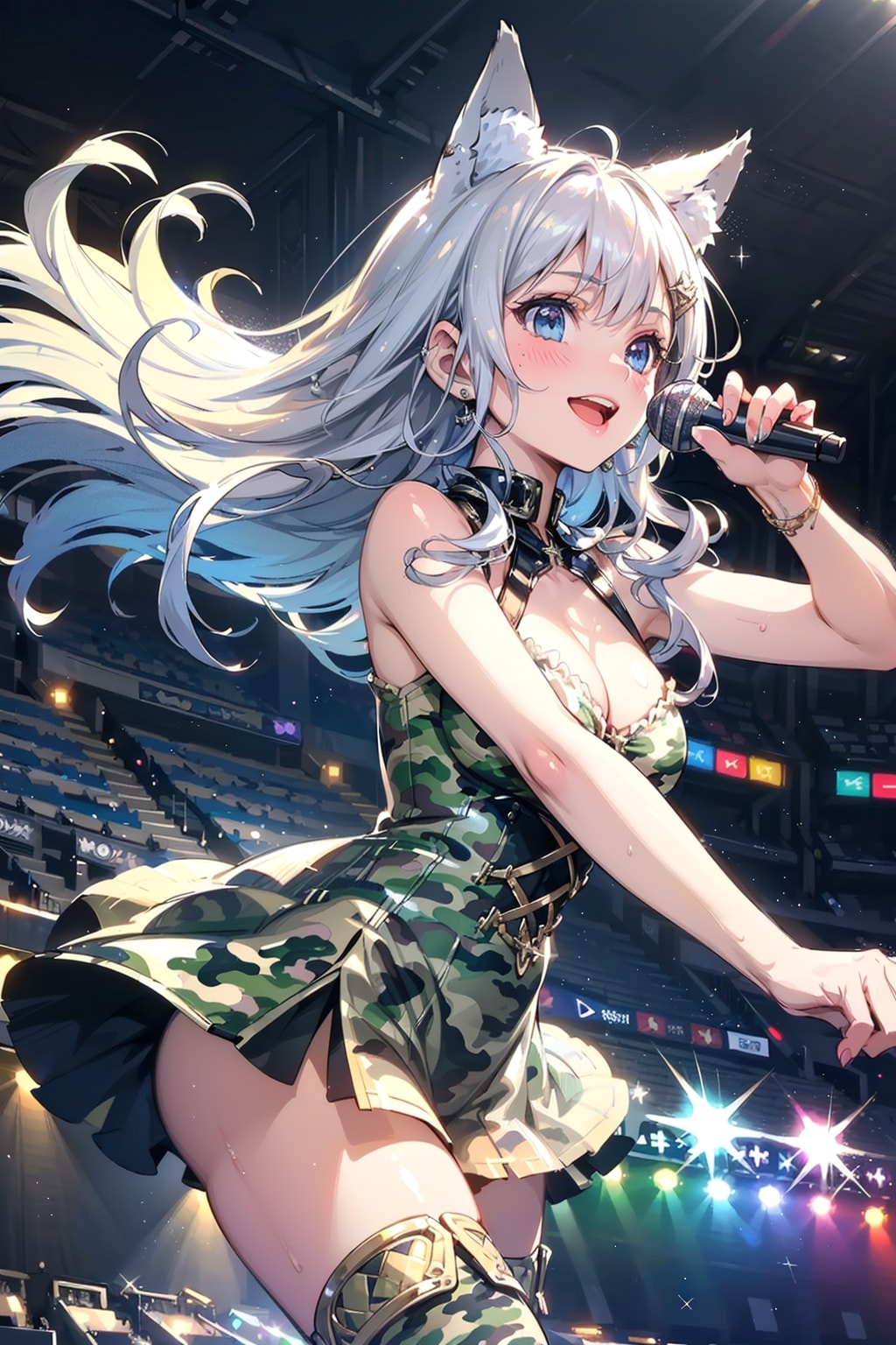 ボクの歌を聴けぇぇ🎤🐺🎶 | の人気AIイラスト・グラビア