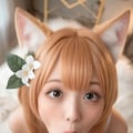 ブルーアーカイブ　伊落マリー(白ワンピース)くぱぁ見せ、お口奉仕 5枚目