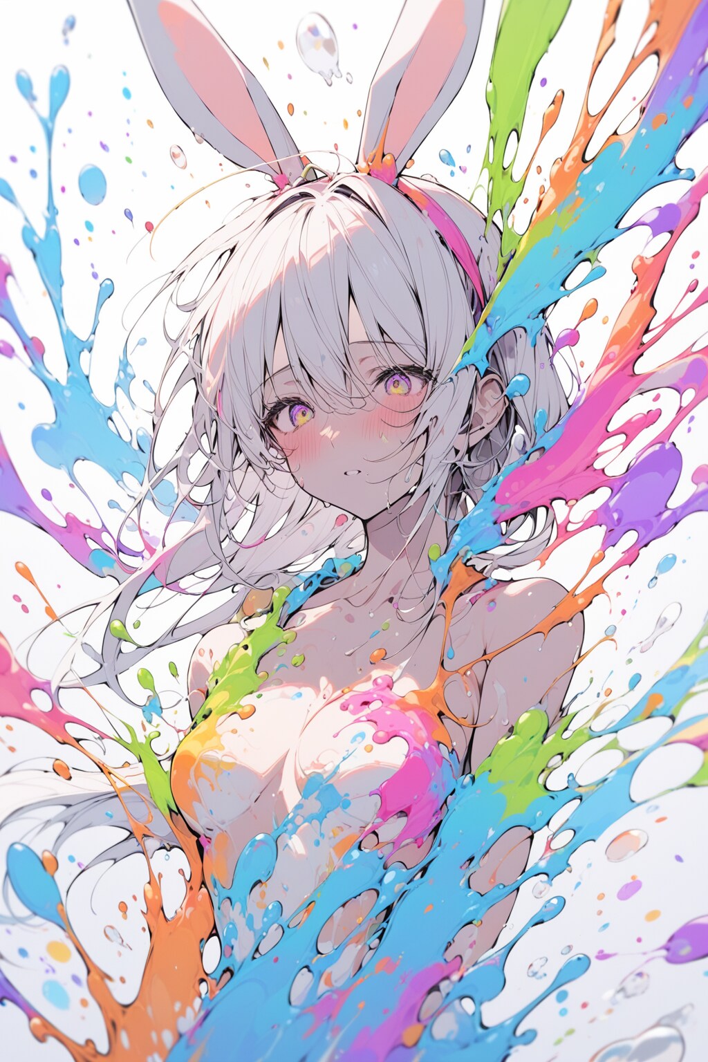 着色バニー