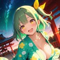 夕暮れのよもぎちゃん💓 2枚目