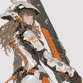 orange accent mechanic girl 機械化銃剣戦士 8枚目