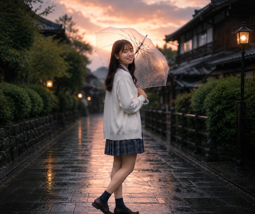 雨がくれた特別な時間