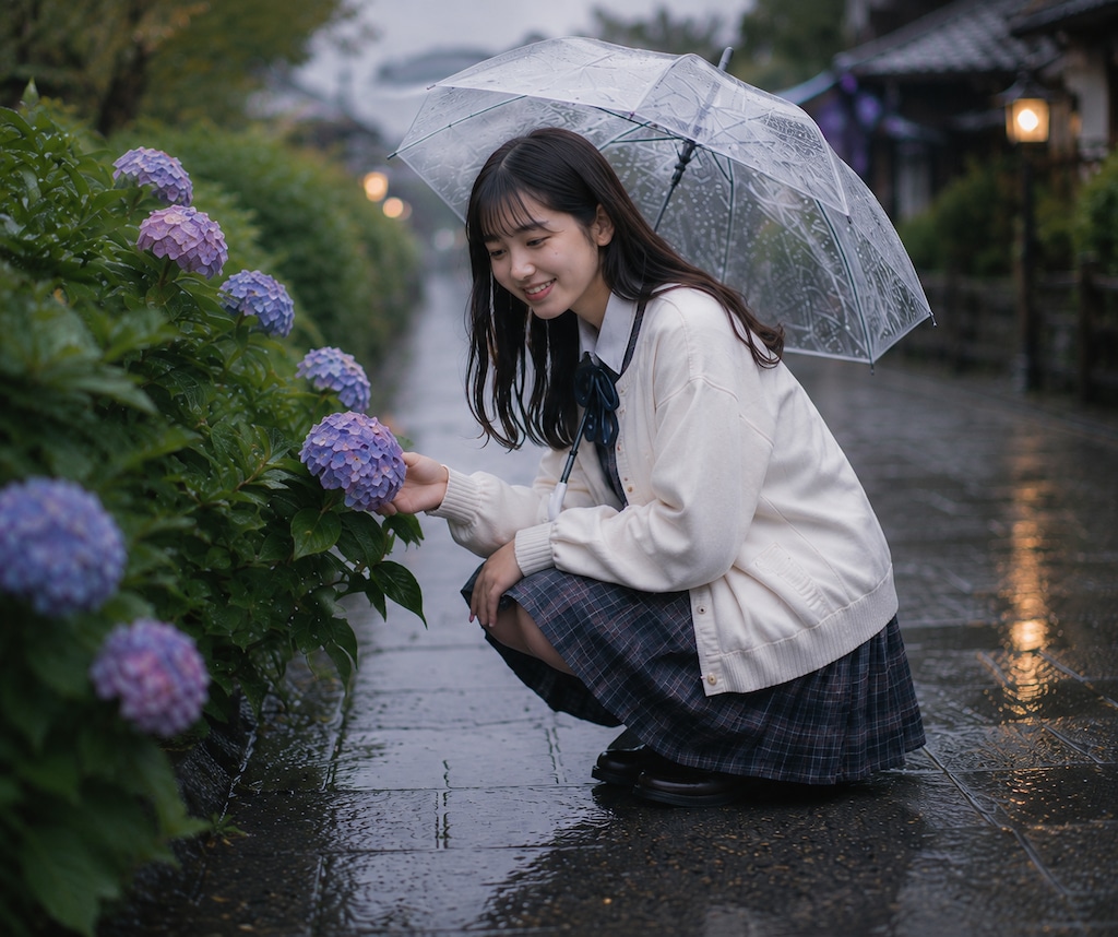 雨がくれた特別な時間