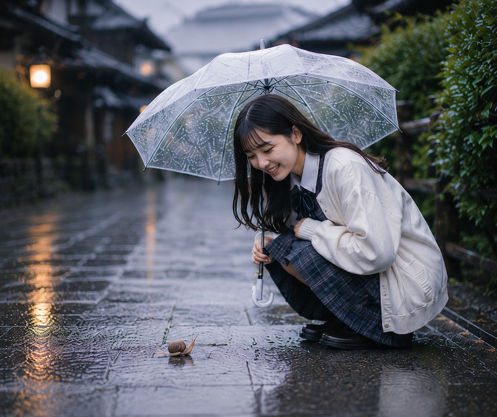 雨がくれた特別な時間
