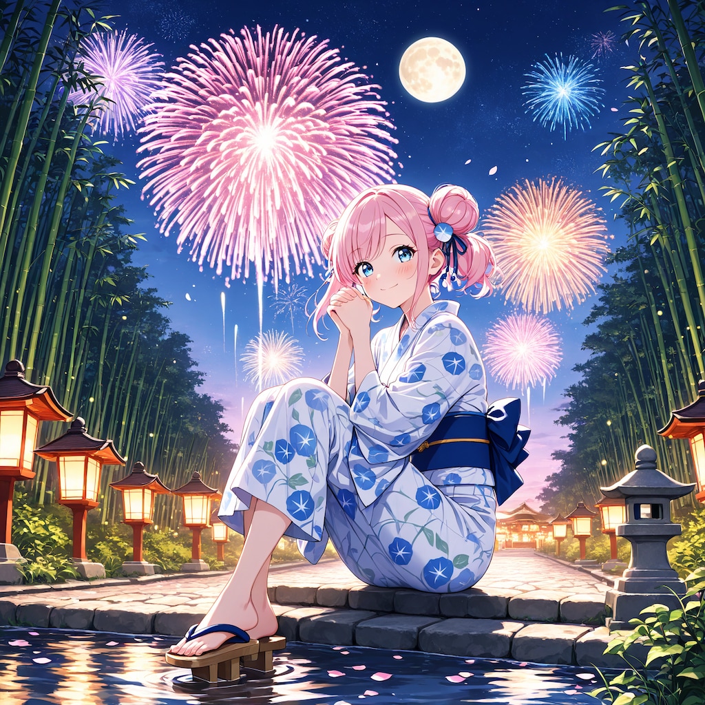 浴衣姿の陽