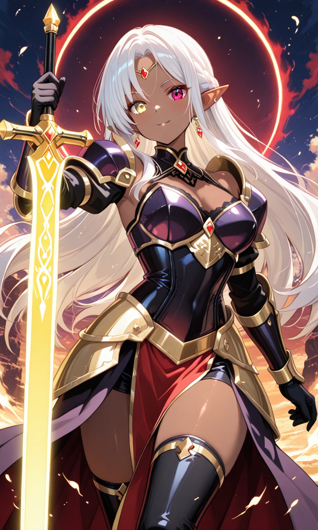 夜空に輝く希望