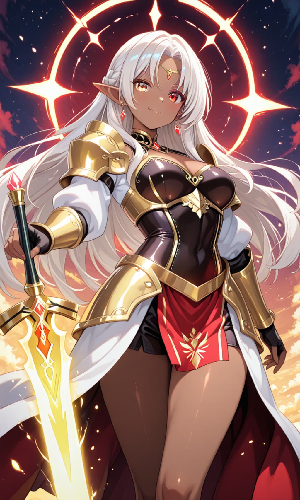 夜空に輝く希望