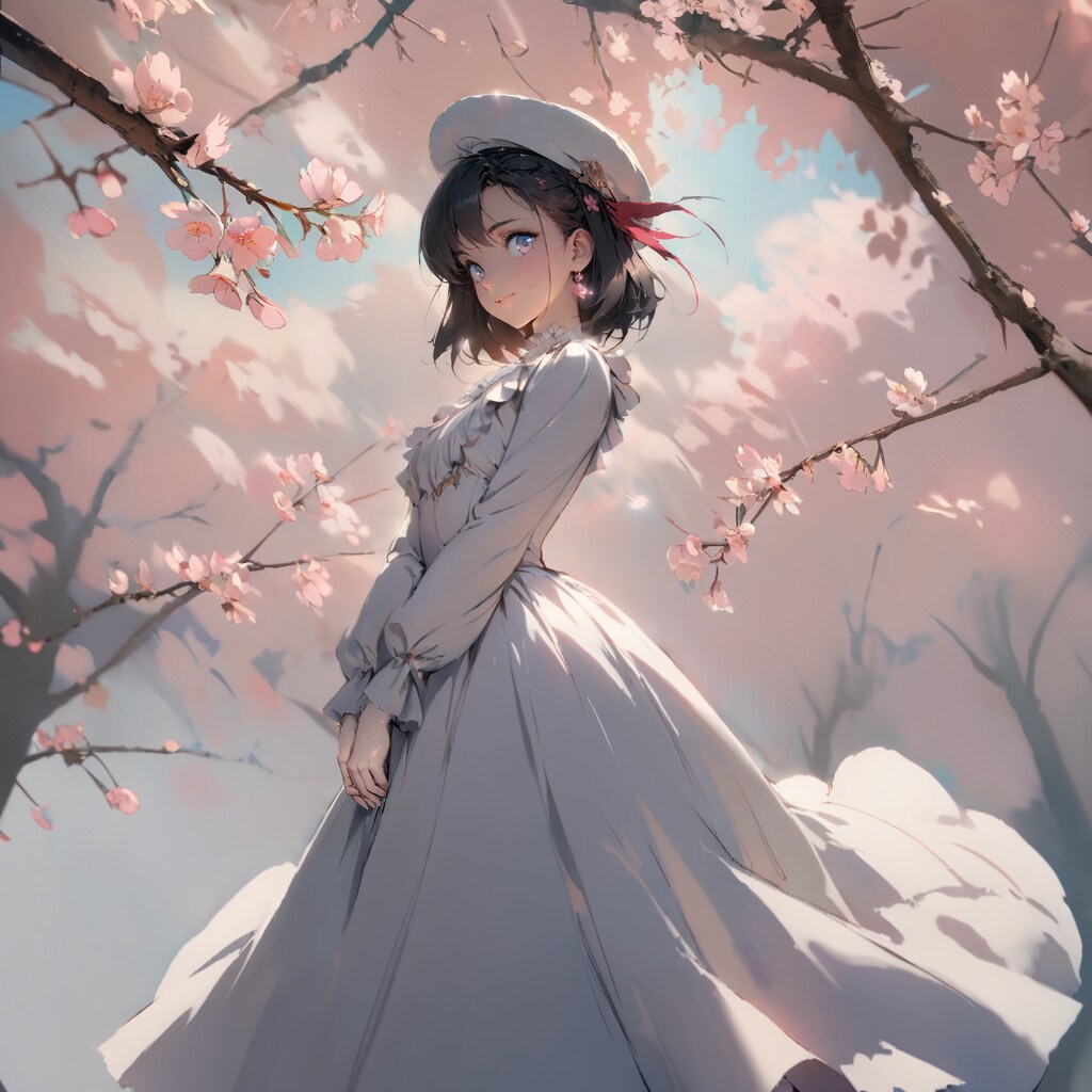 お嬢様のお花見