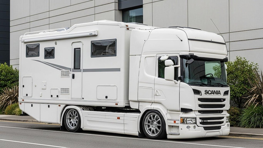 スカニアトラックキャンピングカー