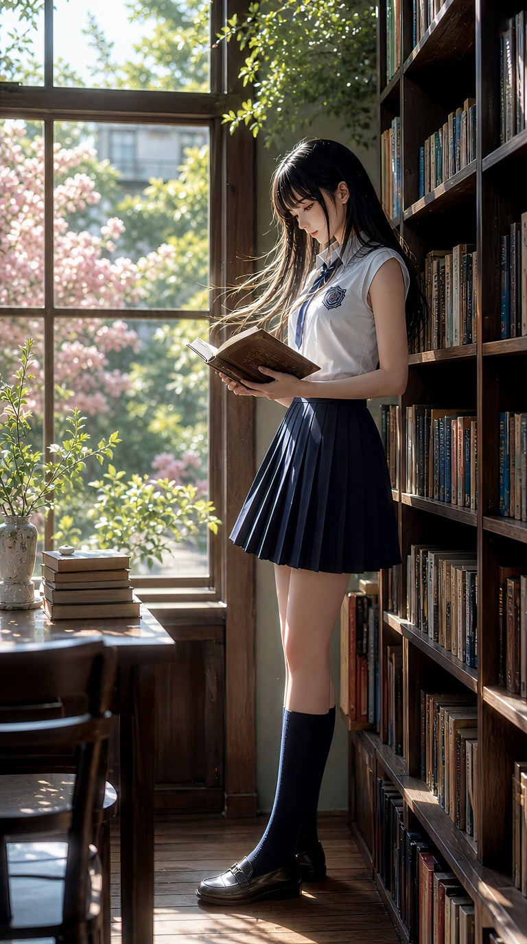 図書室の君