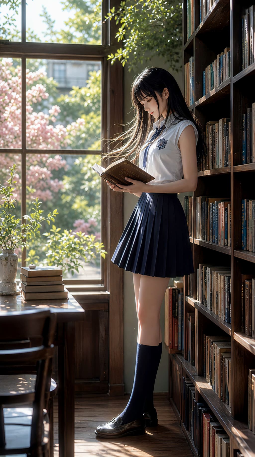 図書室の君