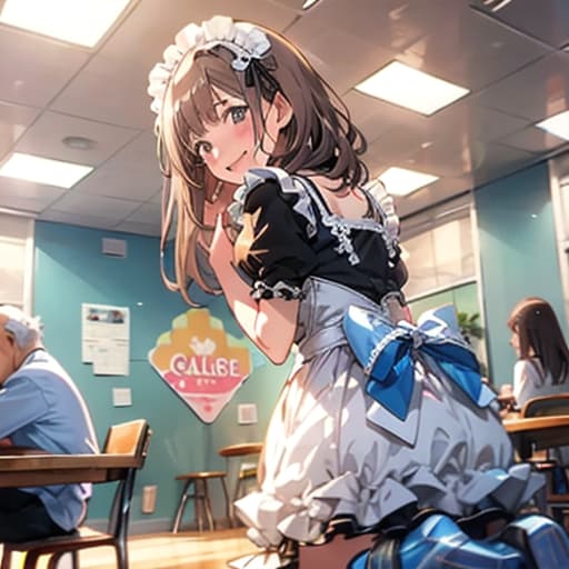 学園祭のメイドちゃん | の人気AIイラスト・グラビア