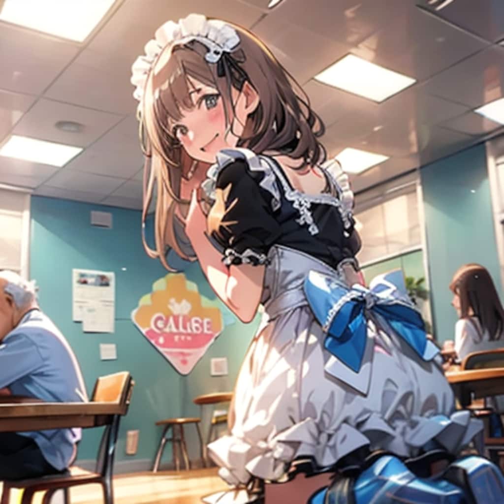 学園祭のメイドちゃん