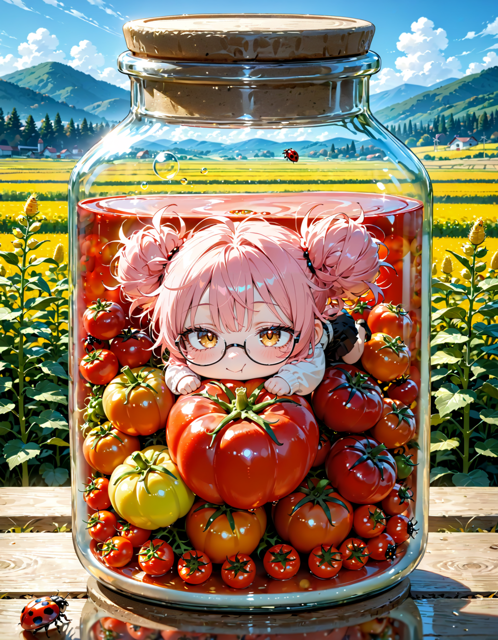 今日は何の日？　てんとう虫の日。トマトの日