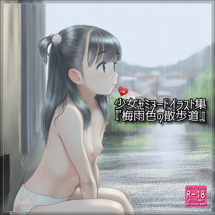 【PromptComイラスト集紹介】『梅雨色の散歩道』