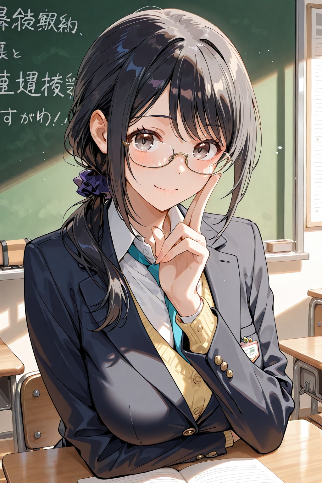 今日の眼鏡っ娘　4/2