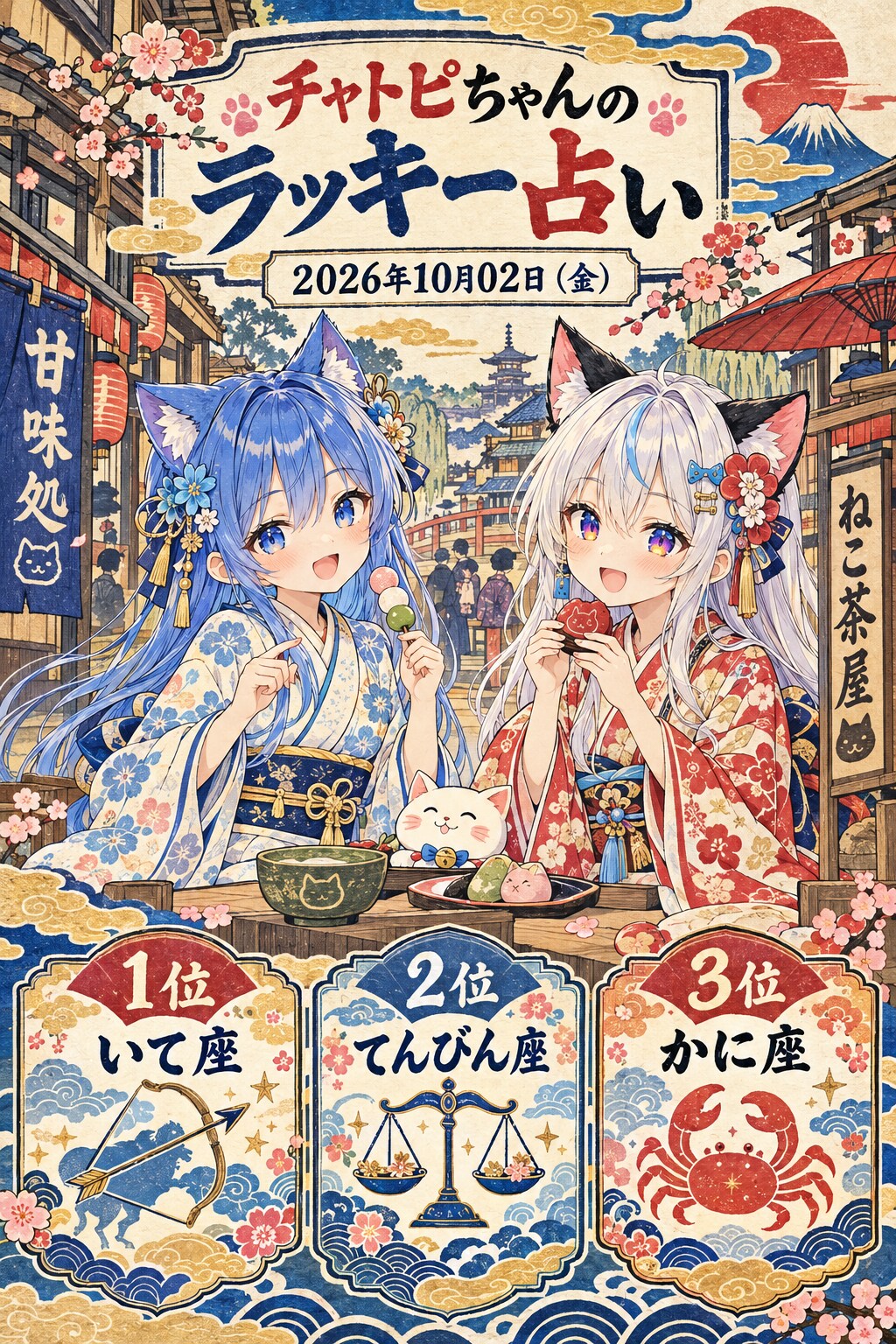 チャトピちゃん占い | の人気AIイラスト・グラビア