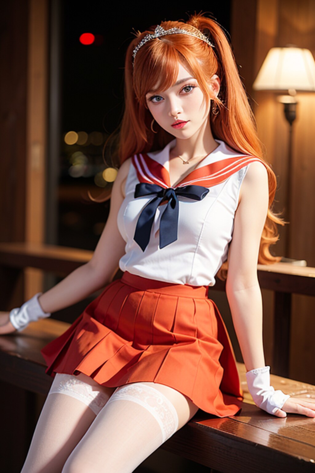 【透視】コスプレのお姉さん