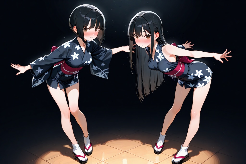 ミニ浴衣はいいですね❤