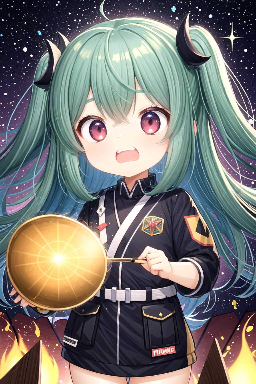 緑髪ちゃん